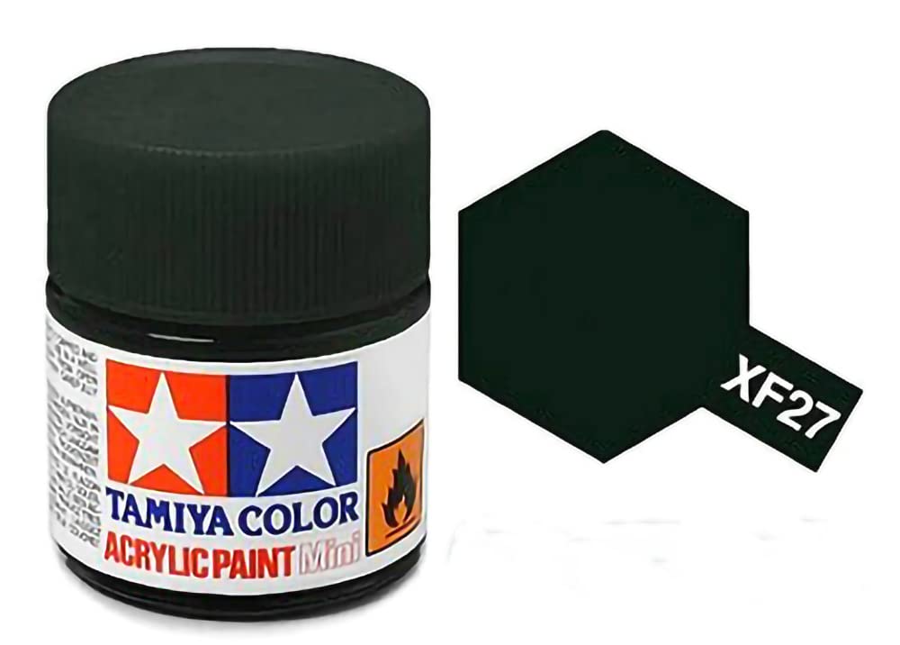 Amazon | TAMIYA 81727 アクリルミニ XF27 ブラックグリーン 1/3オンス